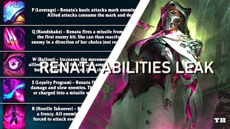 renata leaks|Leaks reveal new details about next League champion, Renata。